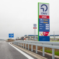 OMV otevírá novou čerpací stanici na dálnici D6 u Kolešova